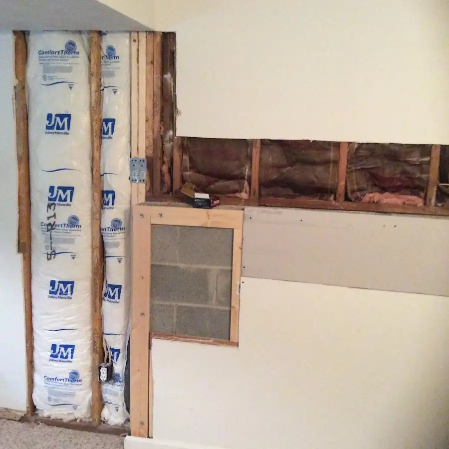 Wall insulation replacement during Structural Drying in Muskegon